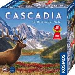 Kosmos 682590 Cascadia - Im Herzen der Natur, Spiel des Jahres 2022, Brettspiel mit Holz-Elementen, Familienspiel f&uuml;r 1-4 Personen ab 10 Jahren, Gesellschaftsspiel