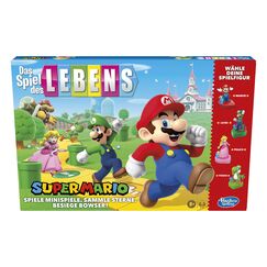 Hasbro Das Spiel des Lebens Super Mario Brettspiel f&uuml;r Kinder ab 8 Jahren, Minispiele Spielen, Sterne sammeln und gegen Bowser k&auml;mpfen