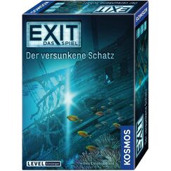 KOSMOS 694050 EXIT - Das Spiel - Der versunkene Schatz, Level: Einsteiger, Escape Room Spiel, EXIT Game f&uuml;r 1 bis 4 Spieler ab 10 Jahre, EIN einmaliges Gesellschaftsspiel