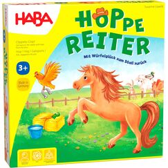 HABA Hoppe Reiter &ndash; Spannendes Pferde-Wettlaufspiel - f&uuml;r Kinder ab 3 Jahren - f&ouml;rdert Regelverst&auml;ndnis & Entscheidungsf&auml;higkeit &ndash; 1004321001
