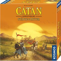 KOSMOS 682736 Catan - St&auml;dte & Ritter, Erweiterung zum Siedler von Catan, Brettspiel f&uuml;r 3-4 Personen ab 12 Jahren, nur spielbar mit dem Basisspiel