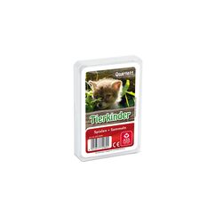 ASS Altenburger 22572089 Quartett Tierkinder, ab 6 Jahren, Wei&szlig;