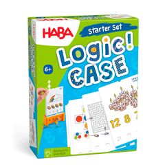 HABA Logic! CASE Starter Set 6+, Logikspiel f&uuml;r Kinder ab 4 Jahren, Reisespiel, 306118, Moyen