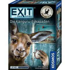 KOSMOS 695071 EXIT&reg; - Das Spiel - Die K&auml;nguru-Eskapaden, Level: Fortgeschrittene, Marc-Uwe Kling K&auml;nguru Chroniken, Escape Room Spiel, EXIT Game 1-4 Spieler ab 12 Jahre