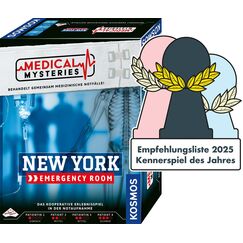 KOSMOS 684402 Medical Mysteries - New York, kooperatives Rollenspiel mit medizinischem Setting, Medical Crime Files, Brettspiel ab 16 Jahre, Empfehlungsliste Spiel des Jahres 2025