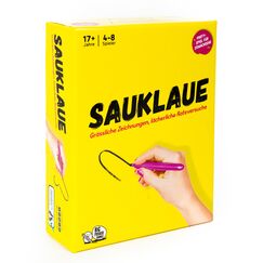 Sauklaue: Stille Post als witziges und l&auml;cherliches Zeichenspiel | Schreckliche Zeichnungen und verr&uuml;ckte Rateversuche | Urkomisches Brettspiel f&uuml;r Erwachsene und Teenager