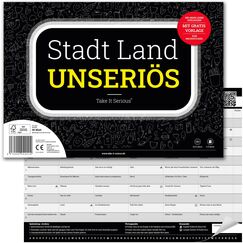 Take It Serious - Stadt Land Unseri&ouml;s. Das Stadt Land Fluss Partyspiel. Mit 72 lustigen Kategorien. Partyspa&szlig; f&uuml;r Jugendliche und Erwachsene. 50 Seiten im DIN-A4 Block.