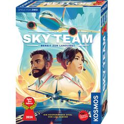 Kosmos 684044 Sky Team - Bereit zur Landung? Spiel des Jahres 2024, kooperatives Spiel für 2 Personen ab 10 Jahre, deutschsprachige Version, Strategiespiel, Brettspiel, Gesellschaftsspiel