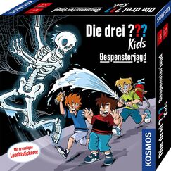Die DREI ??? Kids Gespensterjagd von KOSMOS 683764, kooperatives Memo Spiel mit Die DREI Fragezeichen Kids, Brettspiel für 2-4 Kinder ab 6 Jahre, White