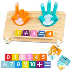 DQMOON Spielzeug ab 4 Jahre, Montessori Spielzeug ab 4 5 6 Jahre Zahlen Lernspiele P&auml;dagogisch Wertvoll Mathe Lernspielzeug, Sensorik Kinderspielzeug Geburtstag Geschenke f&uuml;r Vorschule Jungen M&auml;dchen