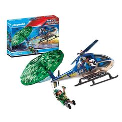 PLAYMOBIL | City Action | Polizei-Hubschrauber | Spielzeug für Kinder ab 4 Jahren | 70569