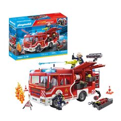 PLAYMOBIL City Action 9464 Feuerwehr-Rüstfahrzeug mit Licht und Sound, Ab 5 Jahren