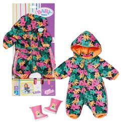 Baby Born Little Outdoor Anzug für 36 cm Puppen, 836323 Zapf Creation, grün