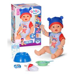 BABY Born Jonas - 43 cm große Babypuppe - 10 Funktionen inkl. Accessoires & Strampler - Funktioniert komplett ohne Batterien - Geeignet für Kinder ab 3 Jahren