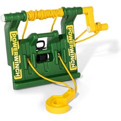 Rolly Toys rollyPowerwinch Seilwinde John Deere (f&uuml;r RollyToys Fahrzeuge, Montage an Front- oder Heckkupplung) 408986, gr&uuml;n