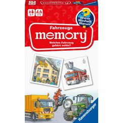 Ravensburger 20647 - Fahrzeuge Memory&reg; Wieso? Weshalb? Warum? der Spieleklassiker f&uuml;r 2-6 Spieler, Kinderspiel f&uuml;r alle Fahrzeug-Fans ab 4 bis 7 Jahren
