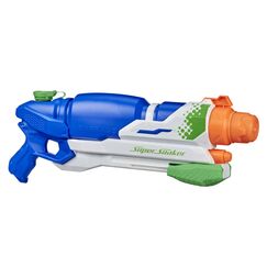 Super Soaker Barrage Wasserpistole drei Spritzmodi bis zu 11,5 Meter Reichweite riesiger 2,4L Wassertank einfaches Auff&uuml;llen