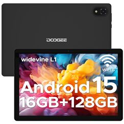 DOOGEE U10 2025 Neueste Android 15 Tablet 10 Zoll, 16GB RAM+128GB ROM (2TB TF) Kinder Tablets PC 5060mAh Gaming Tablet Android, Widevine L1/ 8MP+5MP Dual Kamera/WiFi 6/ Type C/ 3.5mm Kopfh&ouml;rerbuchse