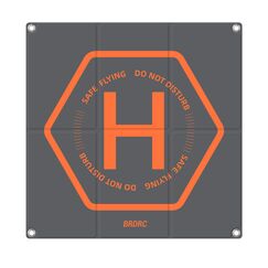 BRDRC 50cm Drohnen-Landeplatz, Universal, Faltbar, Doppelseitig, Wasserdicht, Helipad für DJI Mini 4 Pro/Mini 3/AIR 3/Air 2S/Mavic 3/Spark/Holy Stone/FIMI X8SE/FPV Combo