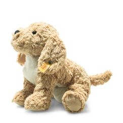 Steiff Soft Cuddly Friends Berno Goldendoodle 26 cm, Kuscheltier f&uuml;r Kleinkinder & Kinder, weich und kuschelig, waschmaschinenfest, Beige