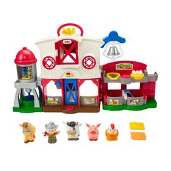 Fisher-Price HHX34 - Little People Bauernhof &ndash; deutsche Edition, interaktives Spielset mit Smart Stages, Spielzeug f&uuml;r Kinder von 1 bis 5 Jahren