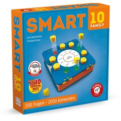 Piatnik PIA07188 Smart 10 Family | Das revolution&auml;re Alleswisser Brettspiel I besonderen Art Quizspiele, Bunt