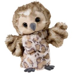 Heunec 394278 Handspielpuppe Eule, braun, 1 Stück (1er Pack)