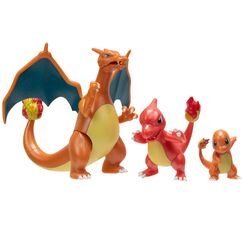 Pokémon PKW2777 - Select Entwicklungs Multipacks - Glumanda, Glutexo, Glurak, offizielles Spielset mit Figuren