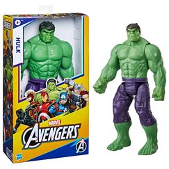 Hasbro E7475 Marvel Avengers Titan Hero Series Blast Gear Deluxe Hulk ActionFigur, 30 cm Spielzeug, inspiriert von Marvel Comics, für Kinder ab 4 Jahren