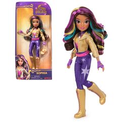Unicorn Academy Ankleidepuppe Sophia - die Originalpuppe zur beliebten Netflix-Serie, 24 cm groß und mit 6 Accessoires für fantasievolles Rollenspiel, für Kinder ab 4 Jahren