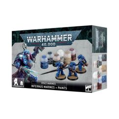 Warhammer 40k - Space Marines - Infernus Marines + paints