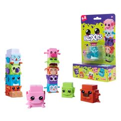 Simba 105952627 - Bloxies Figur (4 Stck.) - Tier-Bausteine zum Stapeln und Sammeln mit Bewegungseffekt, Spielzeug f&uuml;r Kinder ab 3 Jahre, Auswahl per Zufallsprinzip in &Uuml;berraschungs-Verpackung