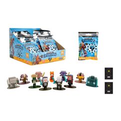 Jada Toys Minecraft Blind Pack Nanofigs Welle 2 (4 cm) - Mystery Box Figur aus Metall, Sammelfiguren Legends Serie, ab 3 Jahren, 253261001