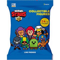 joojee GmbH Brawl Stars Figuren in Folienverpackung, Silber/Gold