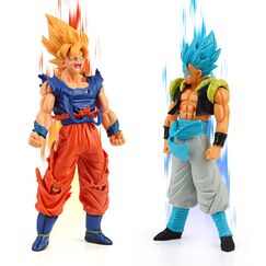 2 St&uuml;cke Go-ku Figuren 18cm Go-ku Anime Figur Statue, Super Saiyajin Actionfiguren, Super Blue Go-ku Anime-Spielzeugfigur Sammlerst&uuml;ck-Figur, Desktop Dekorationen f&uuml;r Kinder Geburtstag Geschenk