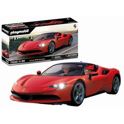PLAYMOBIL 71020 Ferrari SF90 Stradale mit Lichteffekten, Supersportwagen, Sammlerstück für Autofans, Spielzeug für Sammler und Kinder ab 5 Jahren