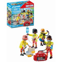 PLAYMOBIL City Life 71244 Rettungsteam, Spielzeug für Kinder ab 4 Jahren