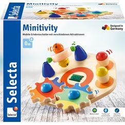 Selecta 62036 Minitivity, Motorikspielzeug, 1 Jahr to 3 Jahre, aus Holz, 14 cm