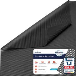 Universal Antirutschmatte 120x100 cm - rutschfeste Gummimatte zuschneidbar und abwaschbar - Ideal als Auto Kofferraummatte, Teppich Unterlage, Schubladen Matte, Kofferraum Schutzmatte