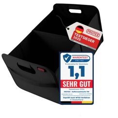 PROTEX Kofferraum Organizer [Testsieger 2025] 44L Auto Kofferraumtasche | Organizer Auto | Faltbare, stabile und wasserdichte Kofferraumtasche (schwarz)