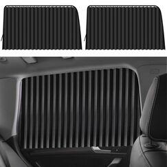 ZATOOTO Sonnenschutz Auto, Magnetisch Sonnenschutz Seitenscheibe, Auto Vorhang, Sichtschutz Autofenster Verdunkelung, UV-Schutz, Hitzeschutz, 2 Stück, Schwarz
