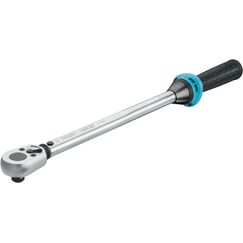 Hazet Drehmomentschlüssel 5122-2CT I Abtrieb: Vierkant 12,5 mm, 1/2 Zoll, Toleranz: 4%, 32 Zähne Betätigungswinkel 11,25 Grad I anwenderfreundliche Umschaltknarre für Auto und Fahrrad I 519mm