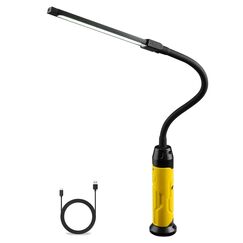 Napatyre LED Arbeitsleuchte Taschenlampe,1000 Lumen 3 Modi Superhell LED Werkstattlampe mit Magnetfu&szlig; und Schwanenhals, COB Inspektionslampe f&uuml;r Auto Reparatur, Werkstatt, Garage