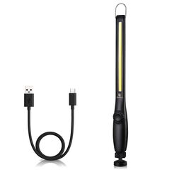 ORHOMELIFE LED Arbeitsleuchte Akku- 800LM LED Stablampe Handlampe Werkstattlampe Inspektionsleuchten mit Haken zum Aufh&auml;ngen & Magnet Basis f&uuml;r Auto Reparatur, Werkstatt, Notbeleuchtung