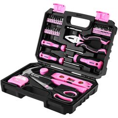 Werkzeugkoffer Werkzeugkasten Werkzeug Koffer Werkzeugset　Werkzeugbox：DEKOPRO　Werkzeugkiste Bestückt　42-tlg.　Universal Komplett mit Werkzeuge Handwerkzeug　－ für Frauen zum Haushalt Werkstatt DIY
