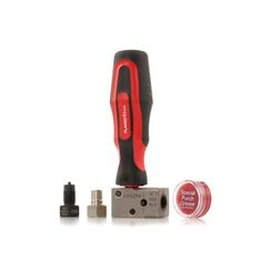 KS Tools 122.1215 FLAREFIXeco 4,75 mm Universal-Bremsleitungs-Bördelgerät-Satz, 4-tlg