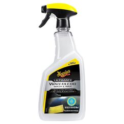 Meguiar's Ultimate Wash & Wax Anywhere - Trockenwäsche & Wachsspray - Autoreinigung - Autowaschen ohne Wasser - Glatte Schutzschicht - Kratzfreie Formel für mehr Glanz, 768ml, G3626EU