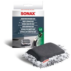 SONAX InsektenSchwamm Duo (1 Stück) zur kratzfreien und materialschonenden Entfernung von Insektenresten und Verschmutzungen | Art-Nr. 04272000