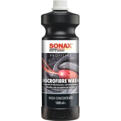 SONAX PROFILINE Microfibre Wash (1 Liter) spezielles Flüssigwaschmittel für Microfasertücher und Polierscheiben | Art-Nr. 04523000