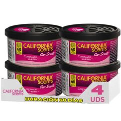California Car Scents California Scents CCS-446TR Lufterfrischer „Coronado Cherry“, 4 Stück, Violet, Set of 4